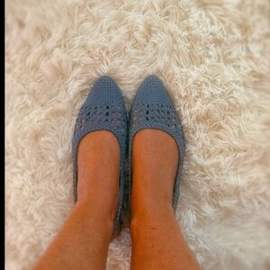 Overland Meadow Woven Leather Slingback